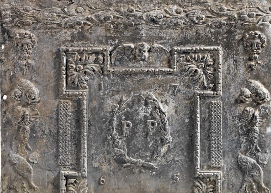 Georgian Lead Cistern Panel, 1700s photo vinterior