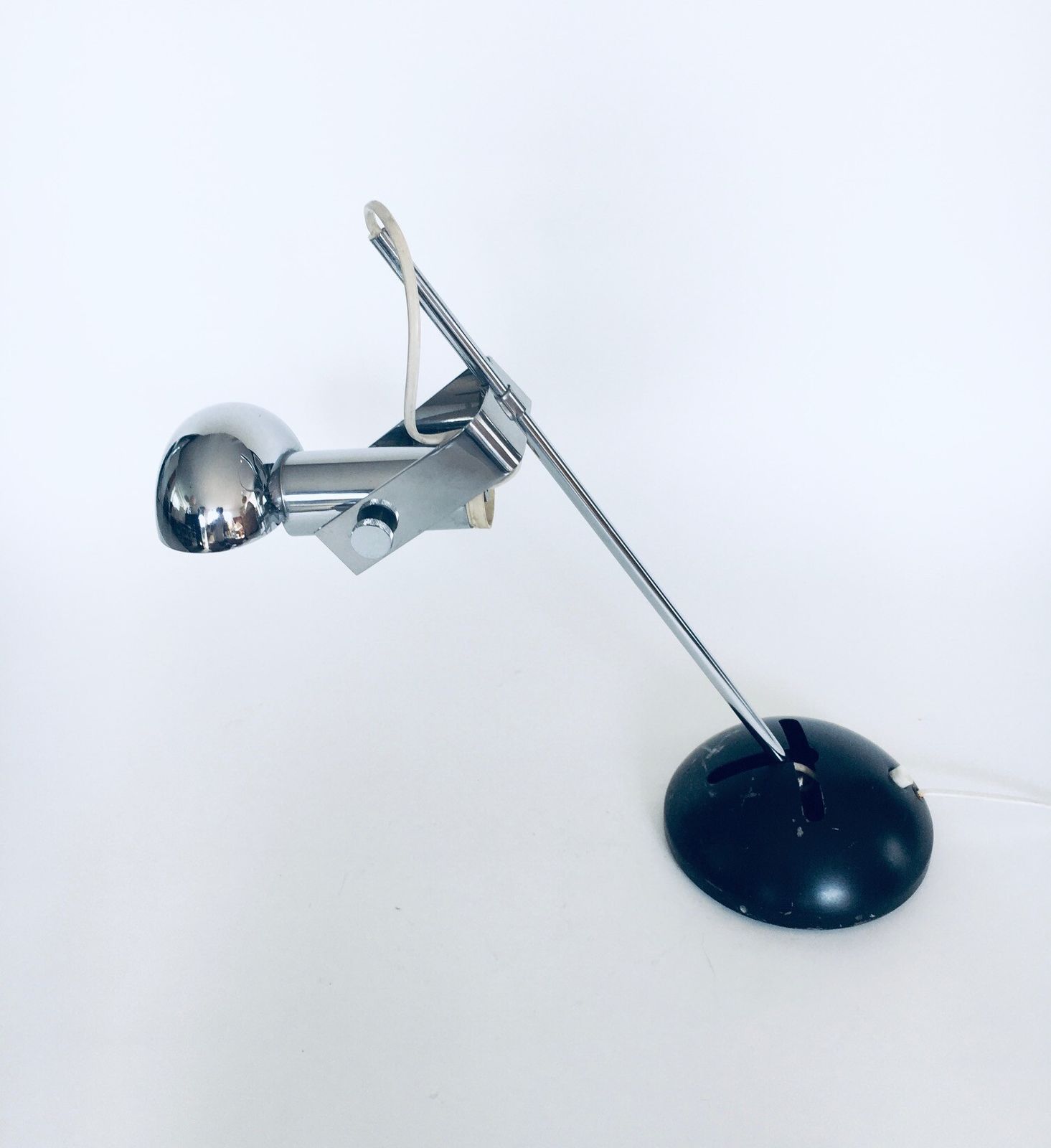 T395 Bureaulamp Door Robert Sonneman Voor Luci Cinisello, Italië, Jaren 1970 photo for sale