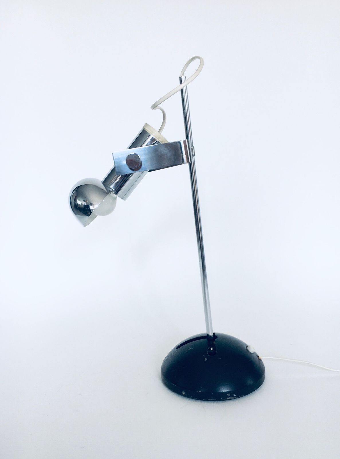 photo vinterior T395 Bureaulamp Door Robert Sonneman Voor Luci Cinisello, Italië, Jaren 1970