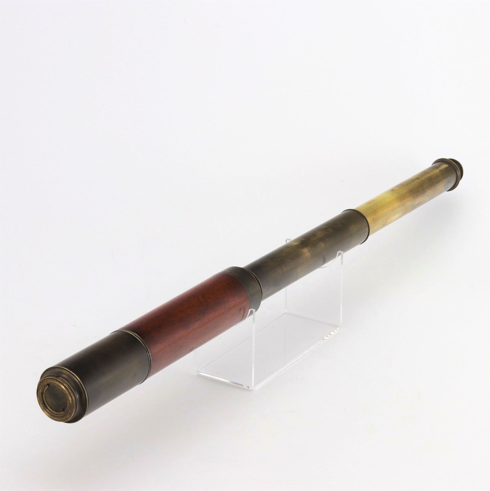 Early 19th Century 2 Draw Day Or Night Telescope By Harris & Son London C1820 photo 640.0