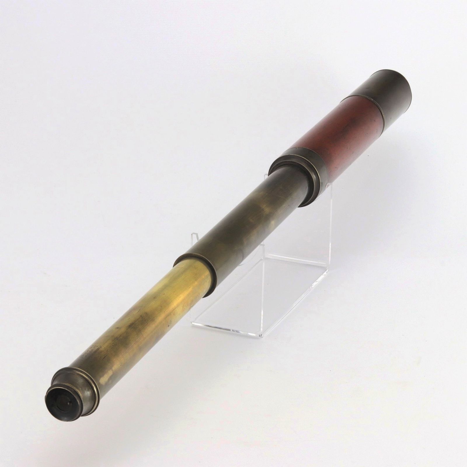 Early 19th Century 2 Draw Day Or Night Telescope By Harris & Son London C1820 photo buy