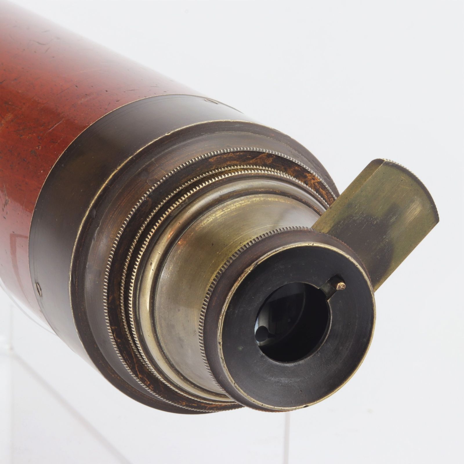 Early 19th Century 2 Draw Day Or Night Telescope By Harris & Son London C1820 photo vintage