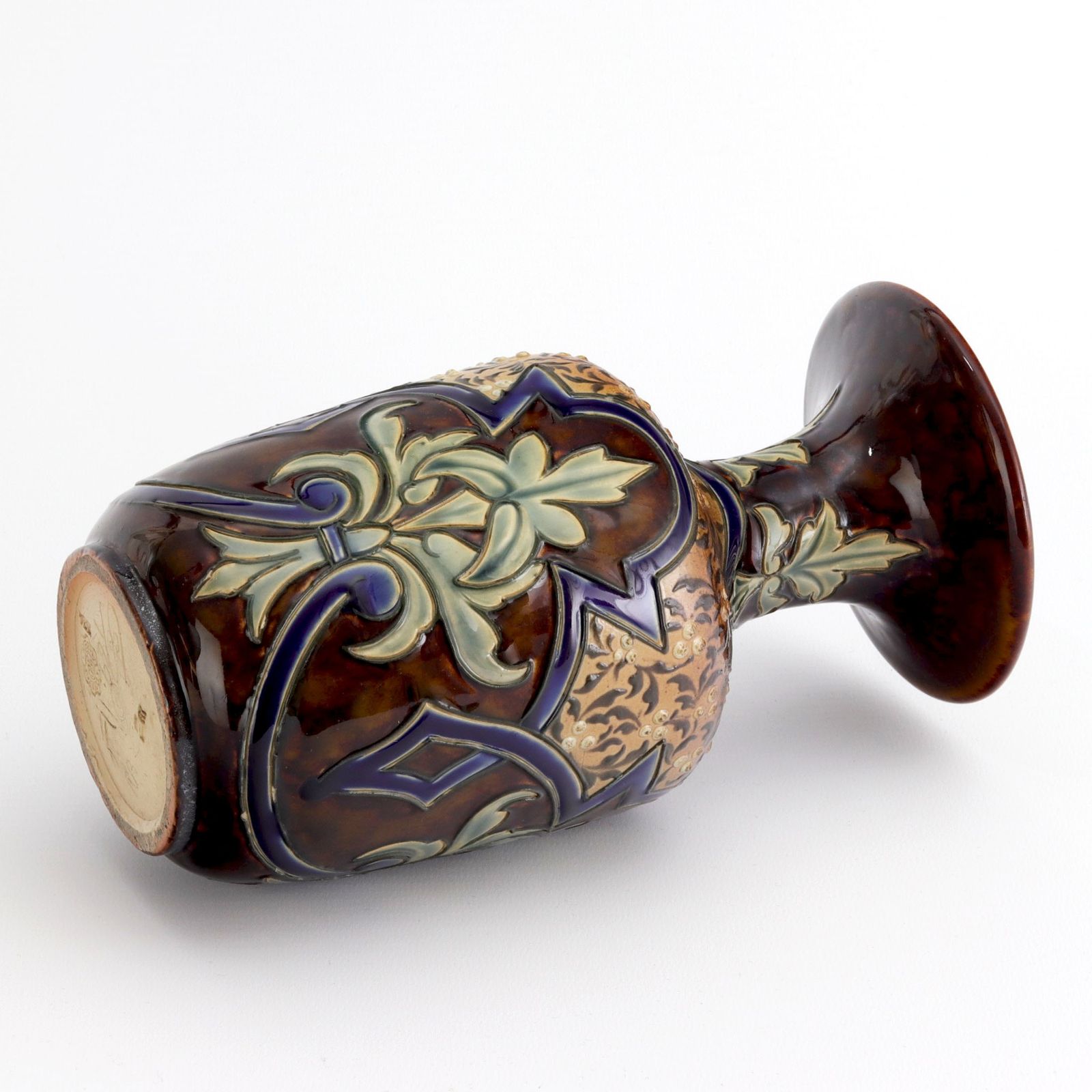 Doulton Lambeth Stoneware Art Nouveau Vase By Eliza Simmance 1884 photo Home Decor
