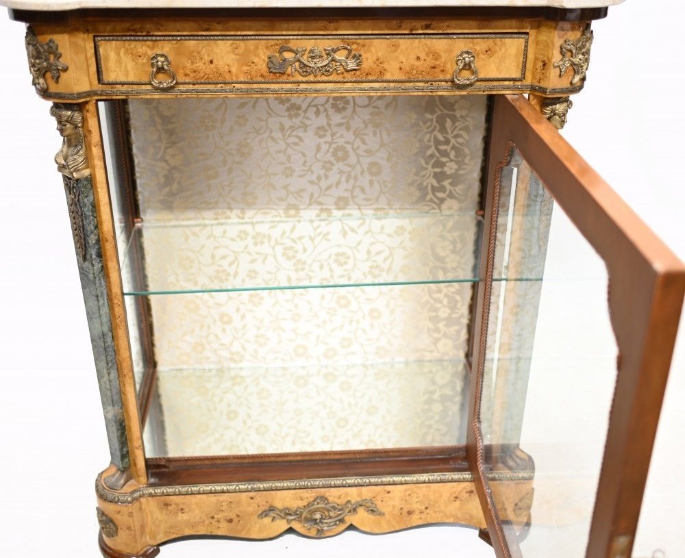 1275.0 Empire Pier Cabinet Birch Display Chest Ormolu Pharaoh photo