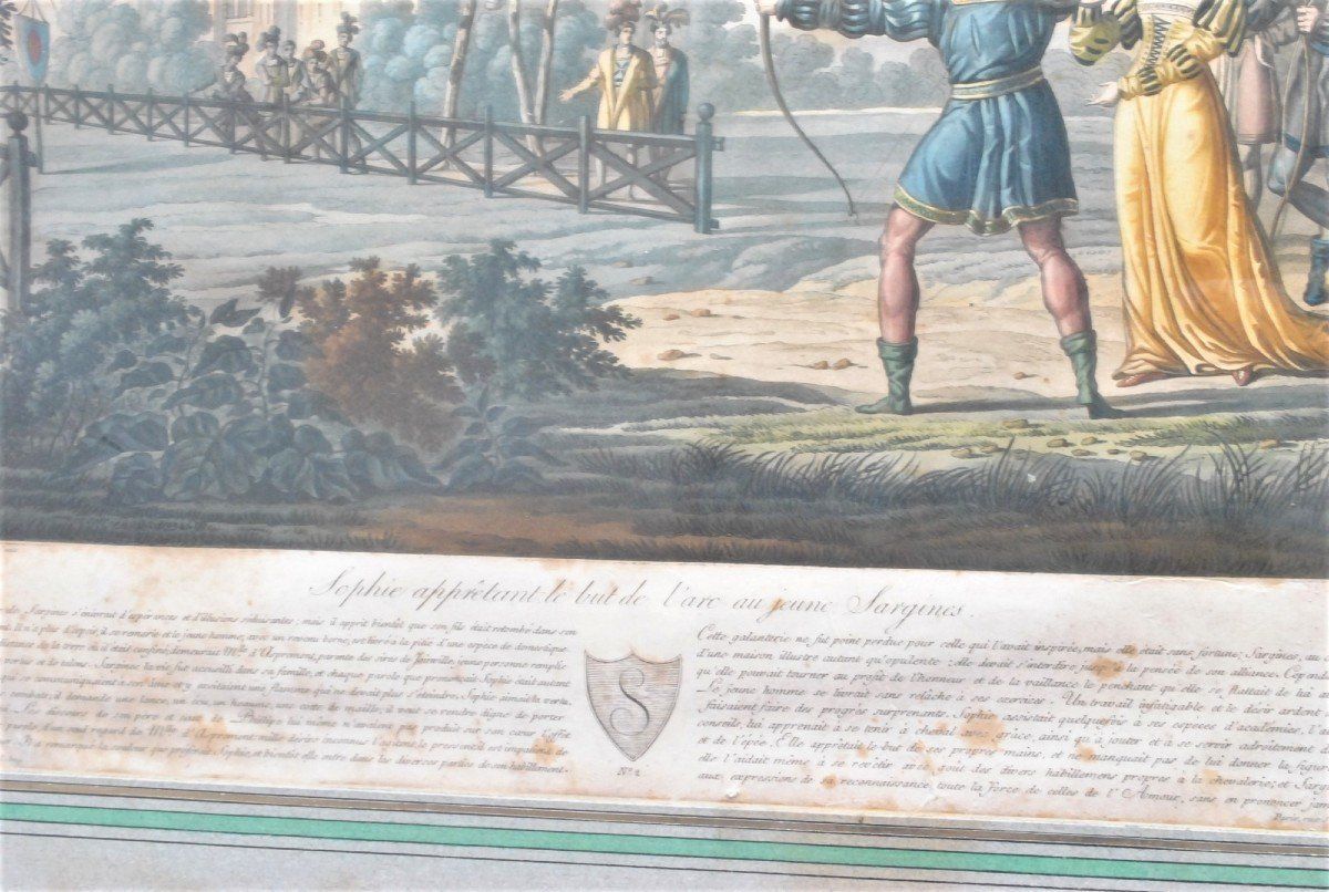 Framed Prints: The Young Sargines And Philippe Auguste, Xixth Century photo 603.0