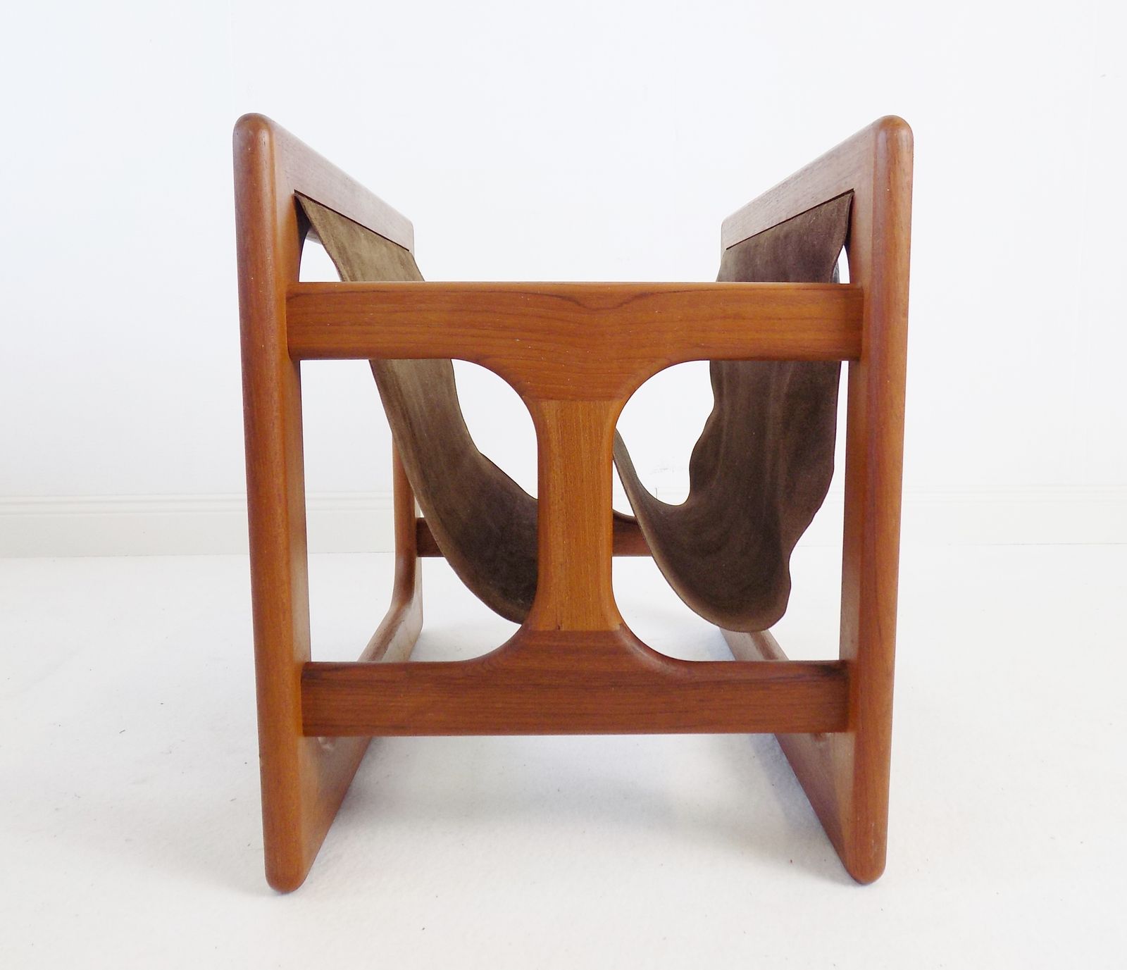 Teak Magazine Rack By Aksel Kjersgaard For Salin Mobler photo furniture