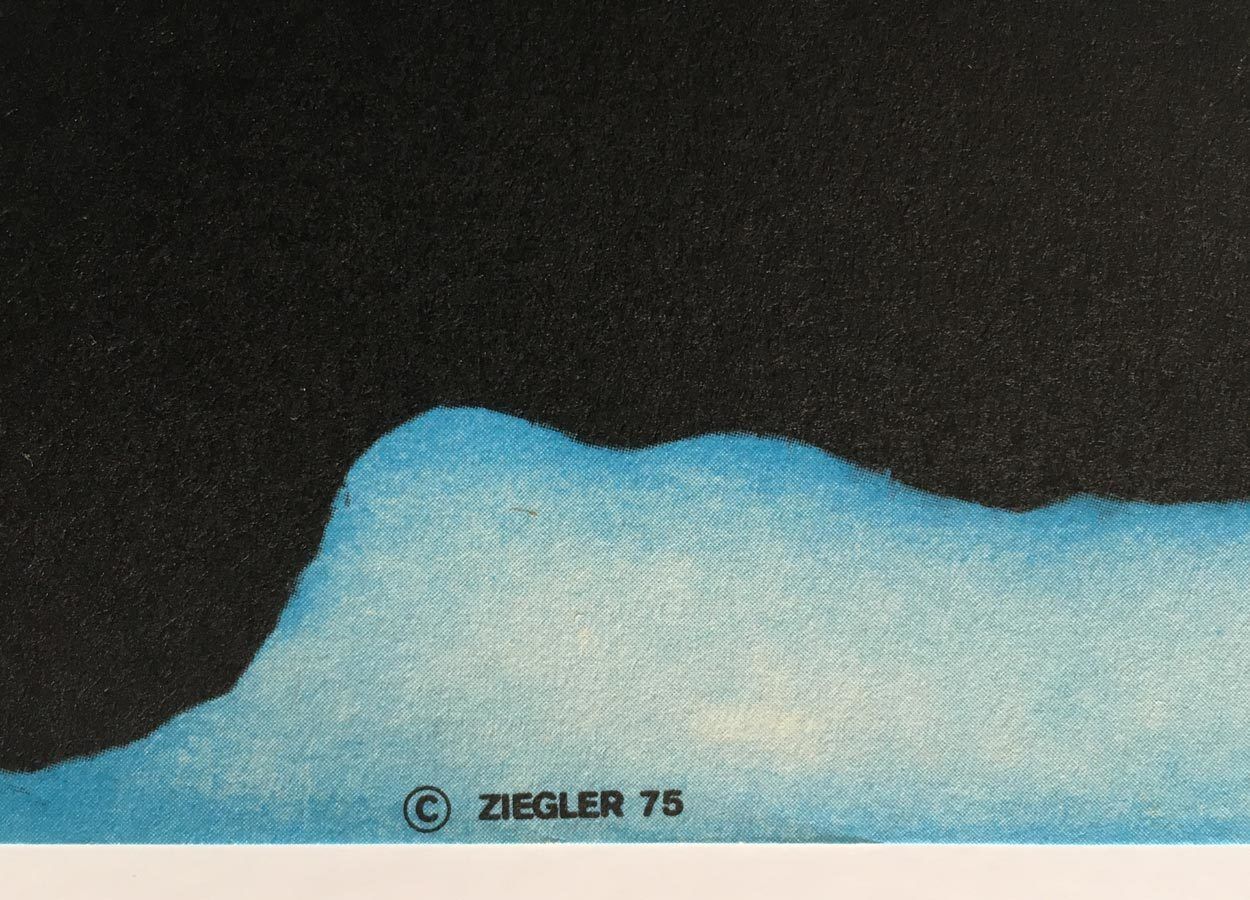 Movie Poster, Electra Glide In Blue, Zdeněk Ziegler, 1975 photo vinterior