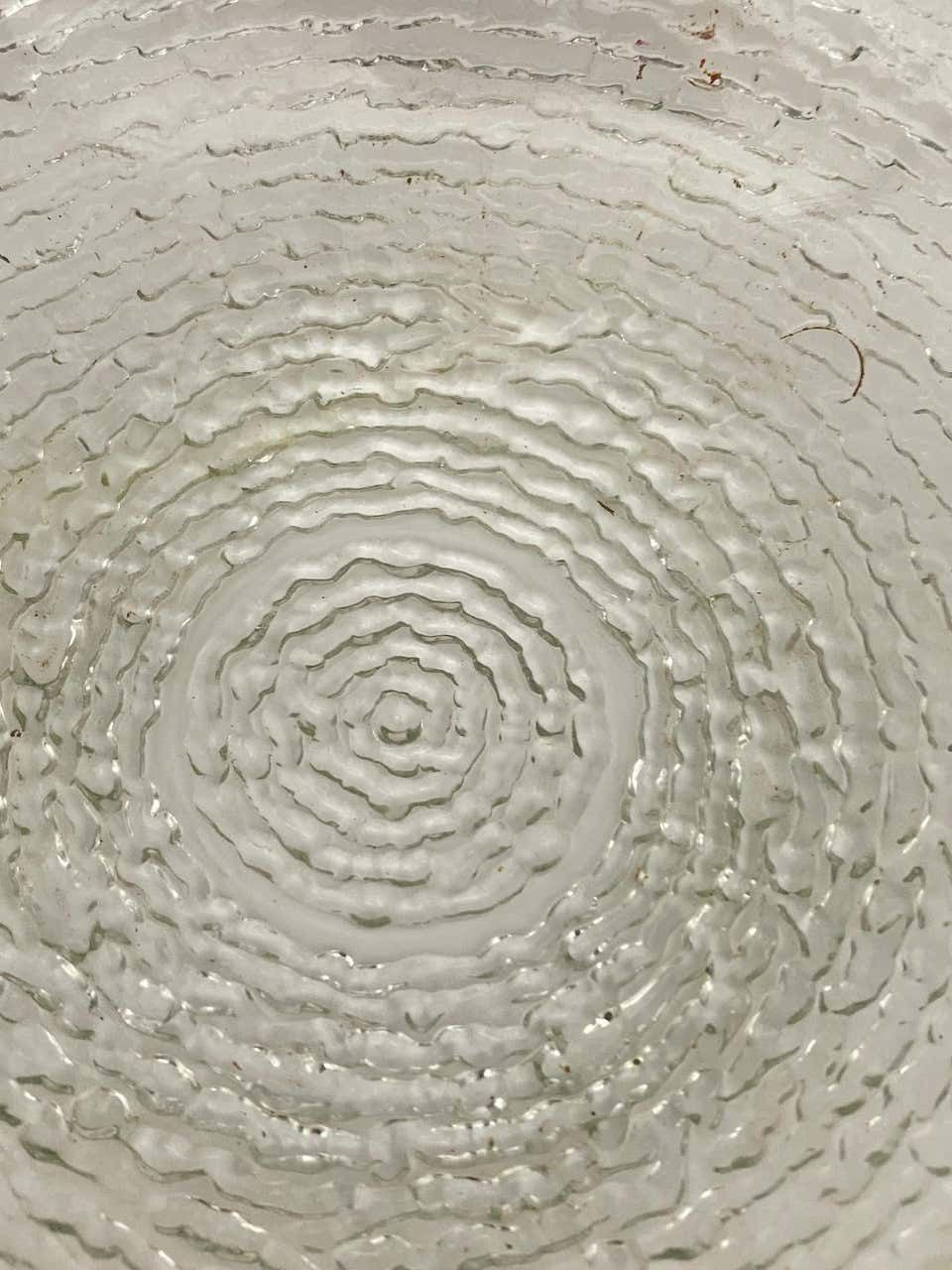 Vide Poche Or Ashtray, In Glass, Geometrical Patterns,France Circa 1960 photo vinterior