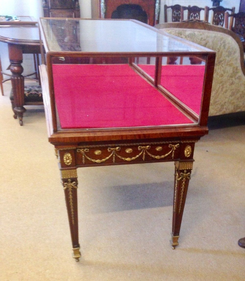 A Fine Collectors Vitrine, Bijouterie Table, Jewellers, Shop Display Cabinet Circa 1900 photo for sale