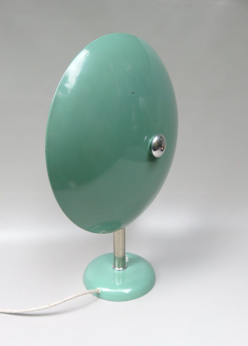 Bauhaus Schröder 2000 Table Lamp By Max Schumacher For Metallwerk Werner Schröder, 1930s photo vinterior