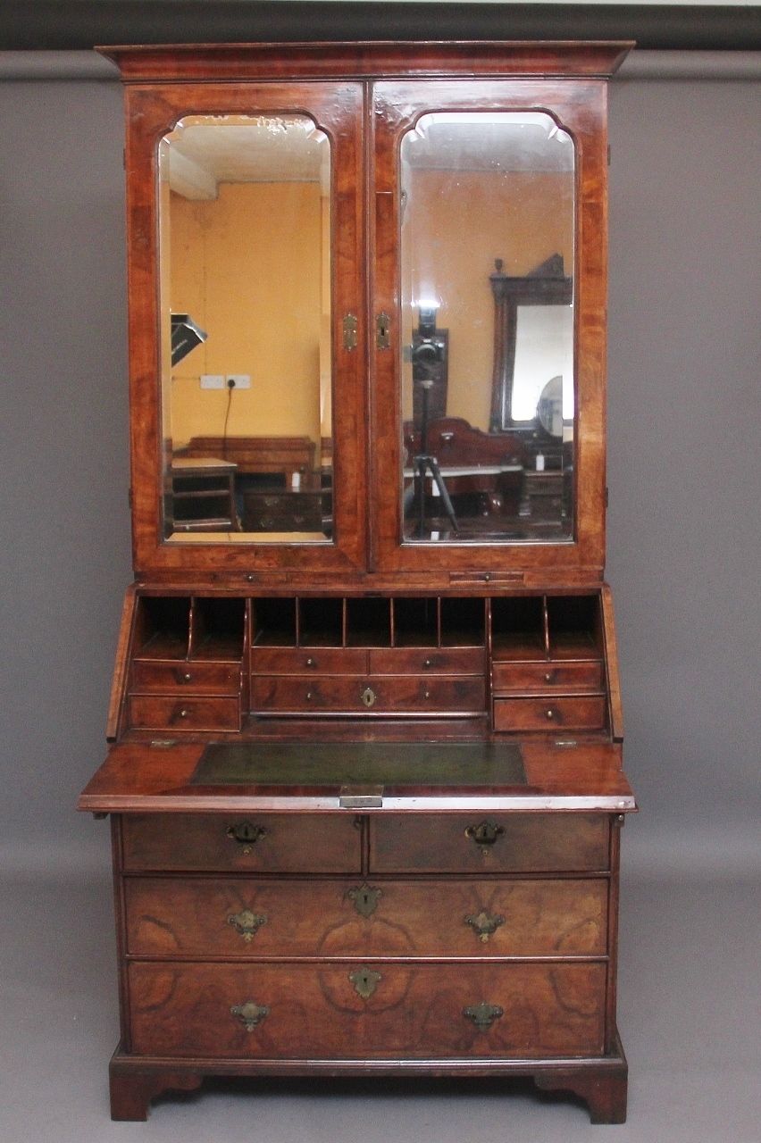 Early 18th Century Walnut Bureau Bookcase photo furniture