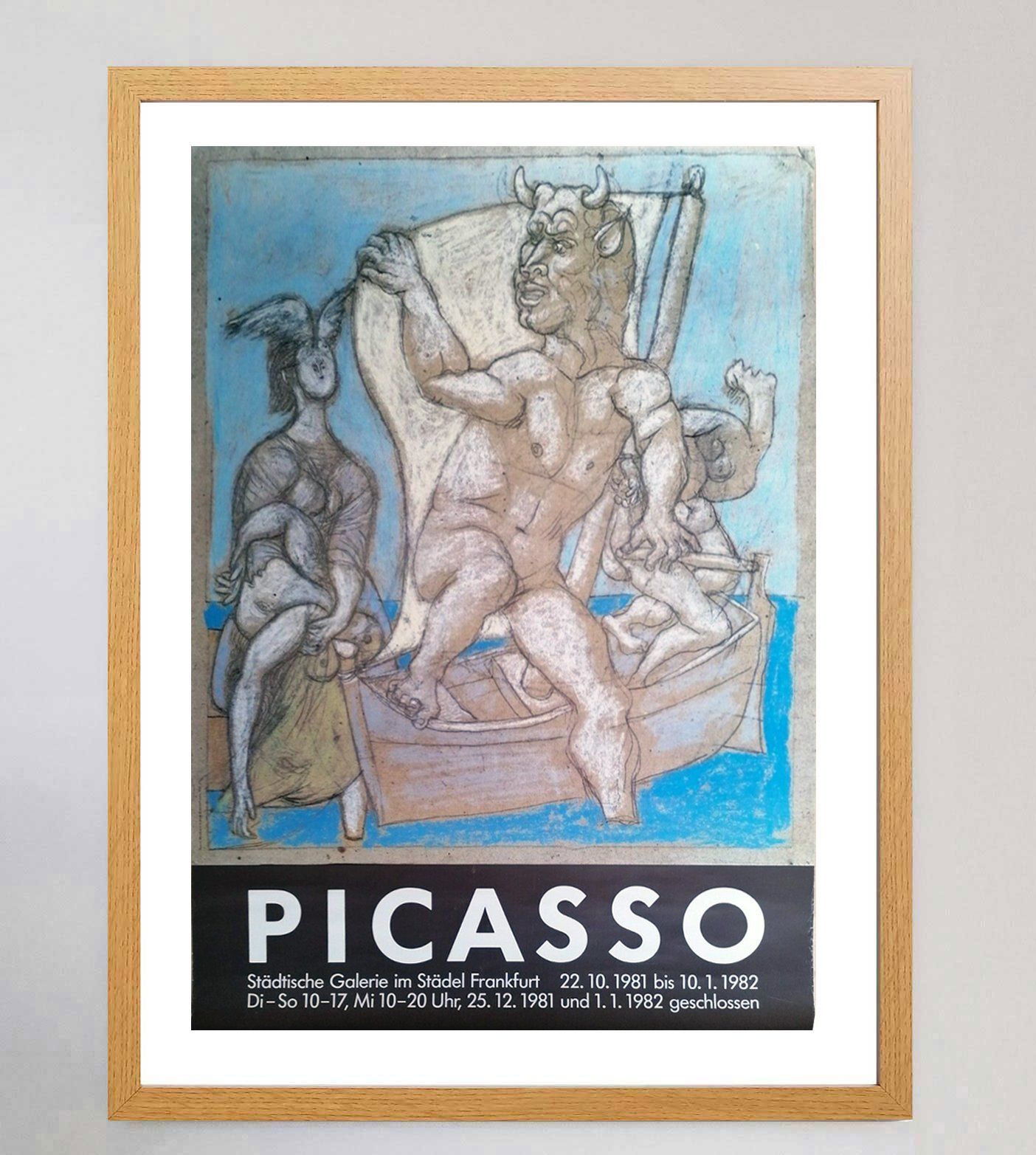 Pablo Picasso   Stadtische Galerie Original Vintage Poster photo Art