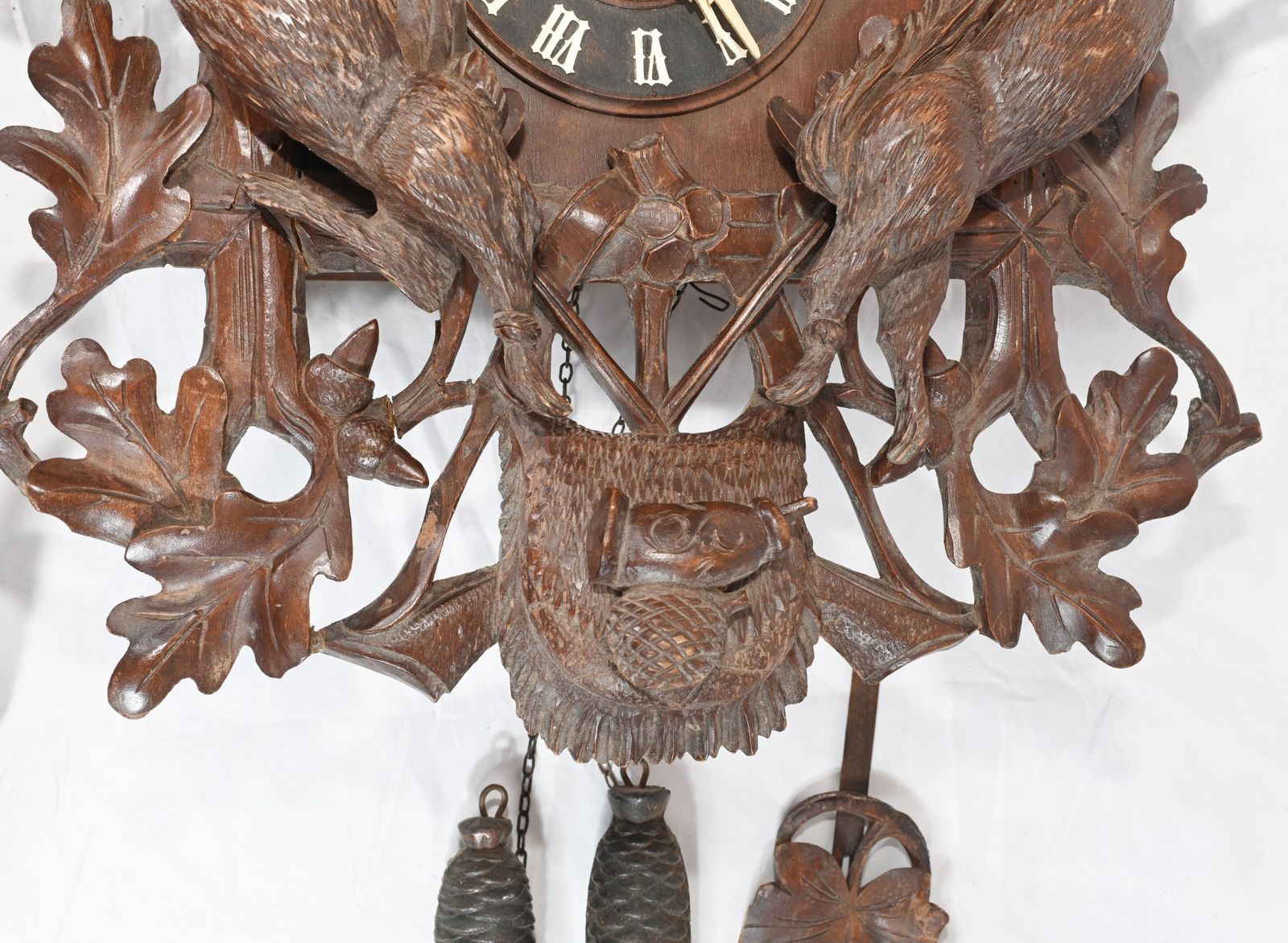 Antique Black Forest Cuckoo Clock German Wall Clocks photo vinterior