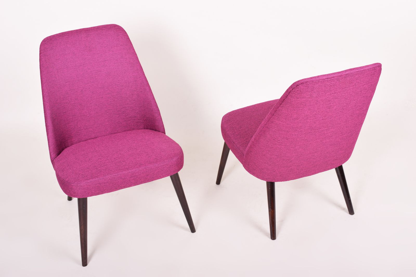 Restored Pair Of Midcentury Chairs. Made In 1950s Czechia. Fully Restored. photo furniture