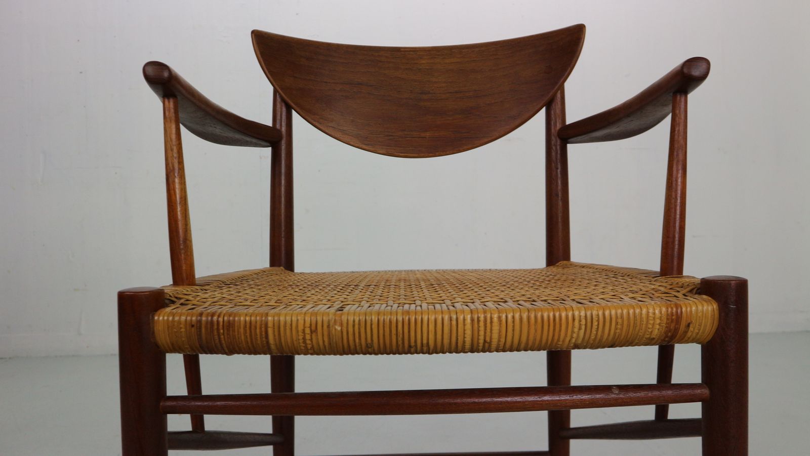 4207.0 Peter Hvidt & Orla Mølgaard Nielsen Set Of 4 Armchairs No 317, Denmark 1950 photo