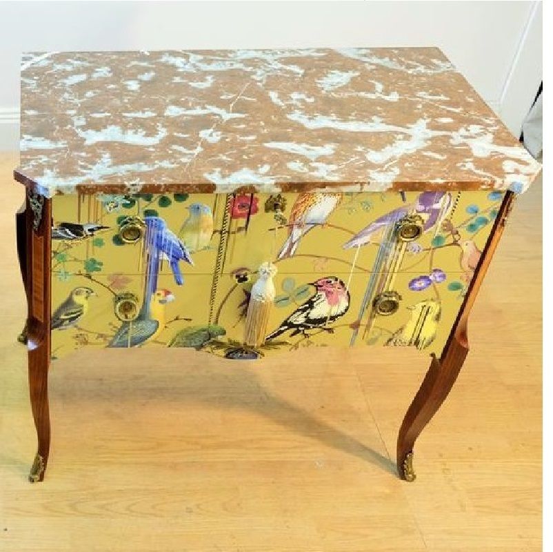 Classic Gustavian Louis XV Style Chest With Christian Lacroix Design photo 1900.0