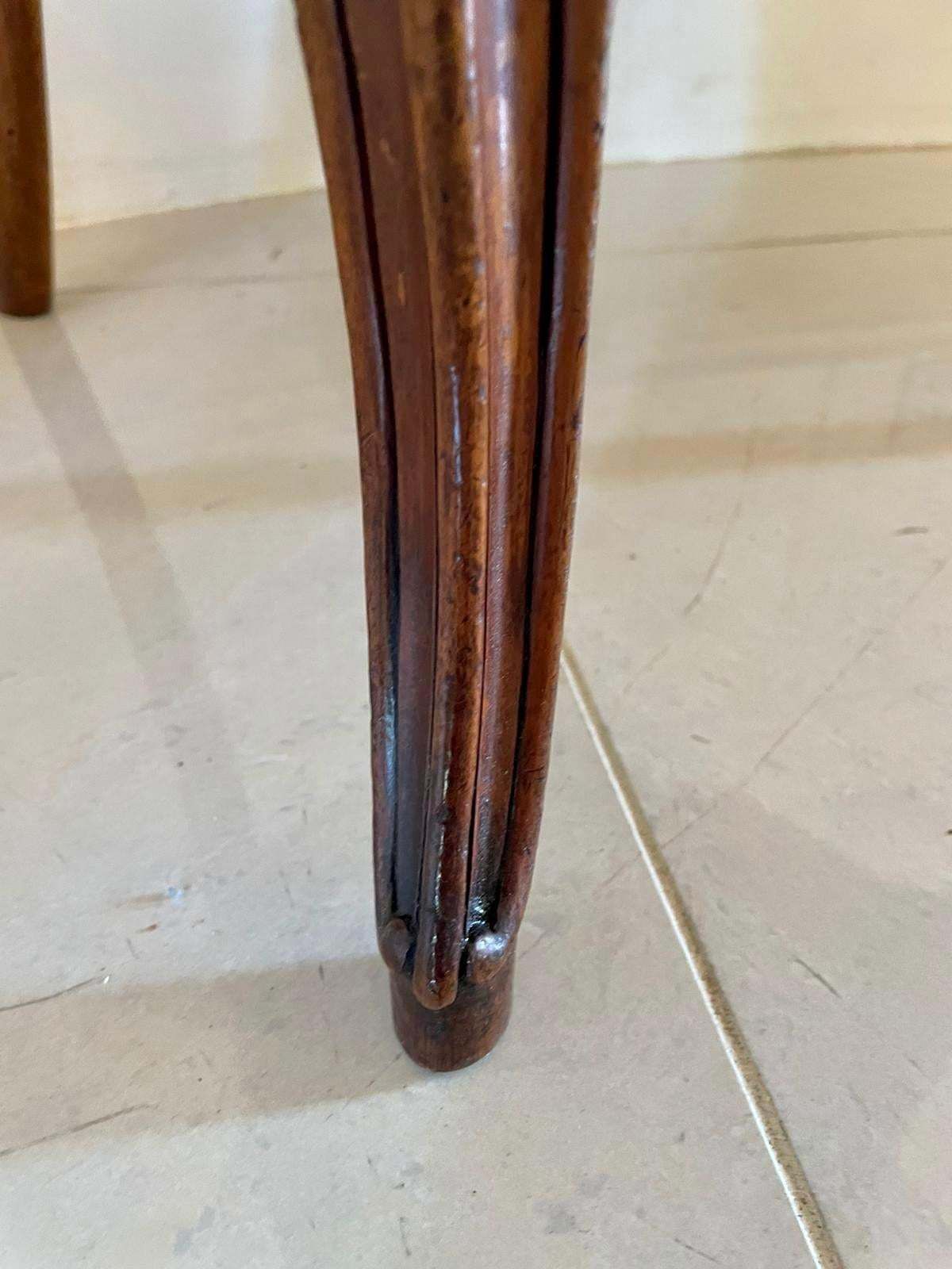 photo for sale Fine Quality Antique Victorian Set Of Four French Carved Walnut Side Chairs