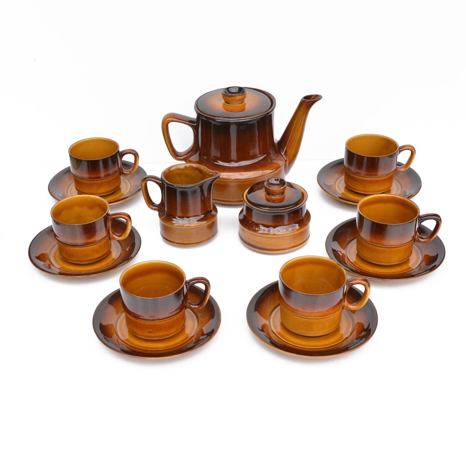 Porcelite Coffee Service Ania Designed By K. Kowalski, Zps Tułowice Poland 1960's photo for sale