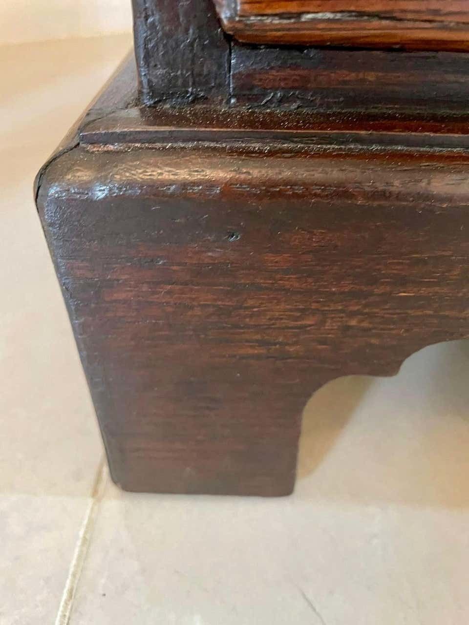 Unusual Antique George Lii Mahogany And Oak Desk photo buy