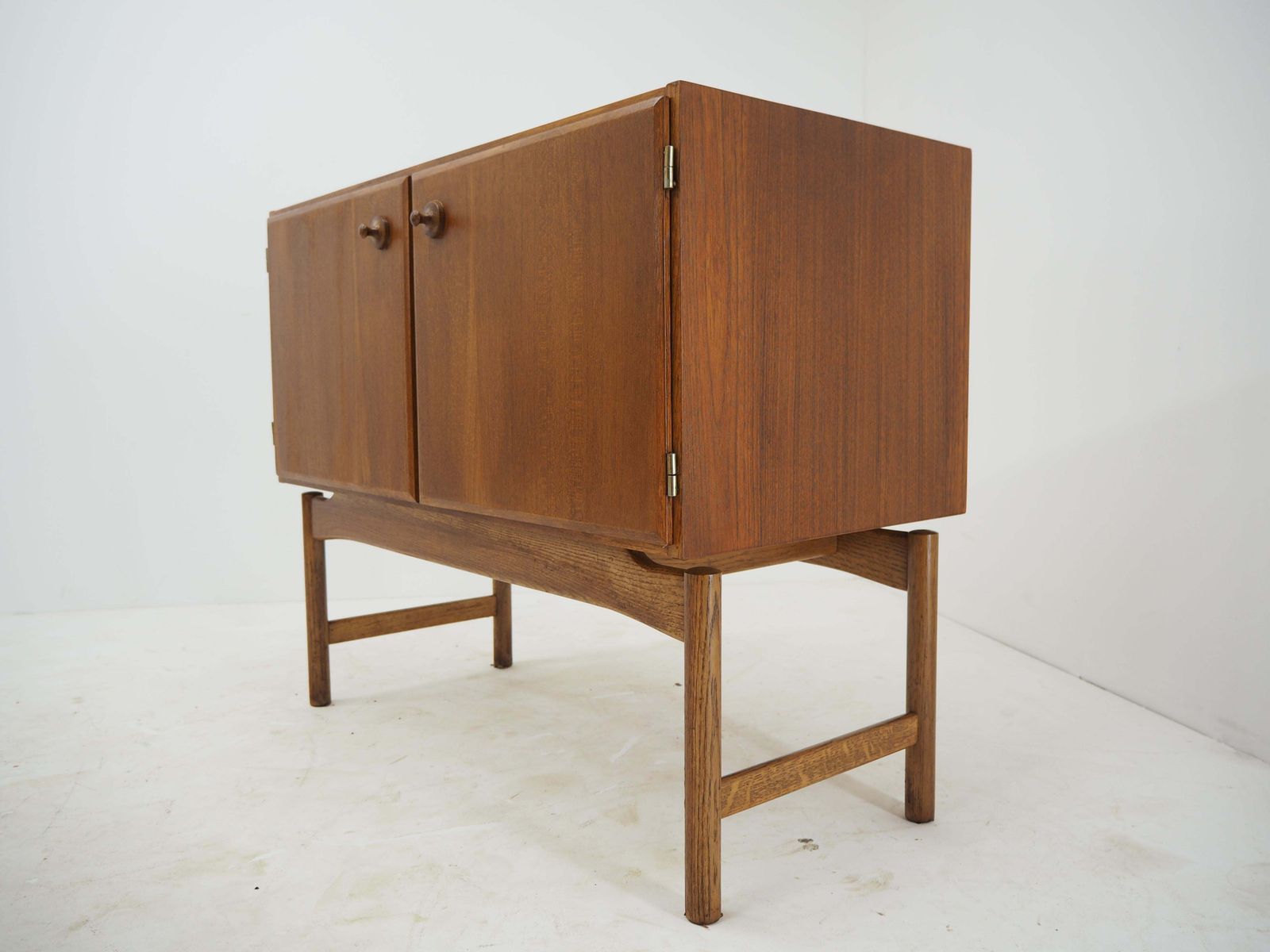 1960 Rare Teak And Oak Cabinet By Krasna Jizba Czechoslovakia photo Furniture