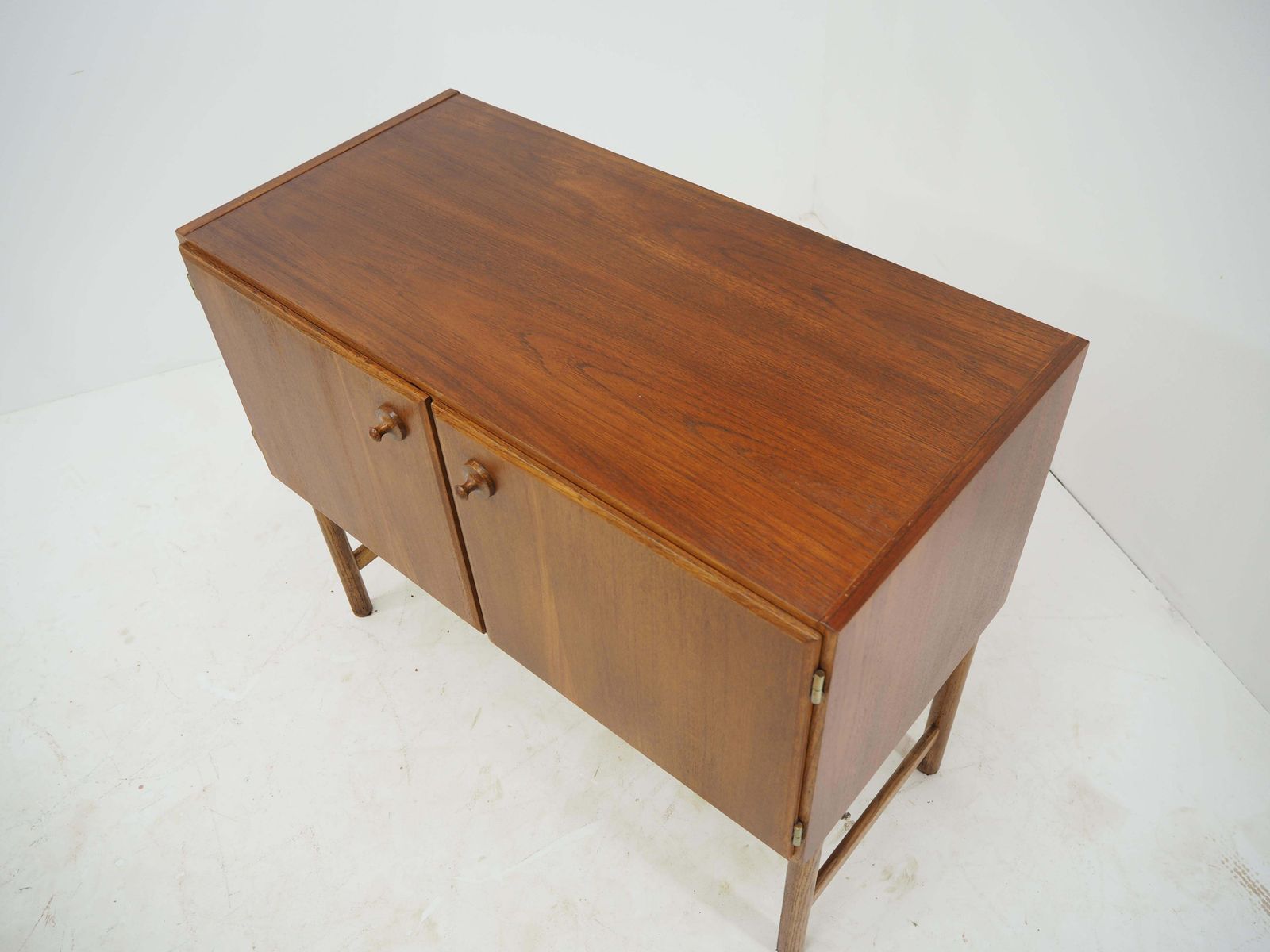 1960 Rare Teak And Oak Cabinet By Krasna Jizba Czechoslovakia photo 869.0