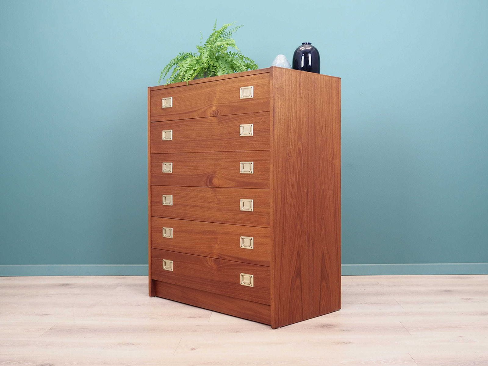 Ladekast Met Kersenhoutfineer, Jaren 1970, Deens Design, Gemaakt In Denemarken photo for sale