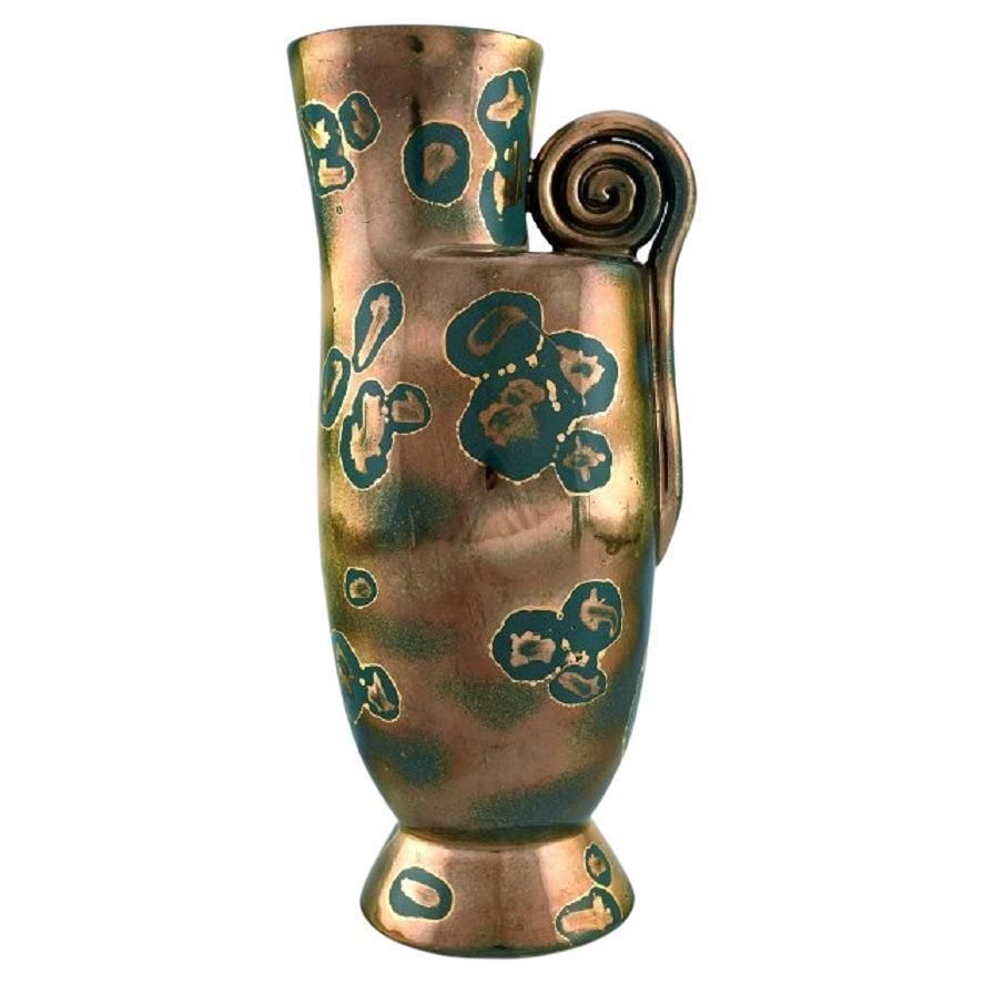 Arts Ceram Grand Feu, France, Vase / Pitcher In Glazed Stoneware, 1920's