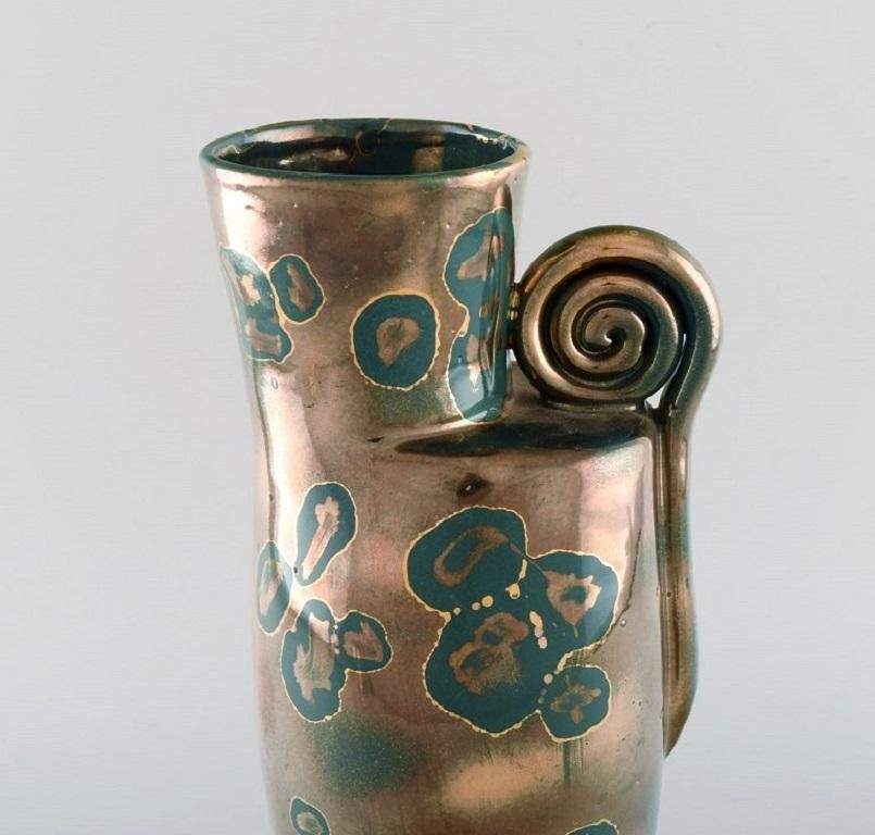 Arts Ceram Grand Feu, France, Vase / Pitcher In Glazed Stoneware, 1920's photo furniture