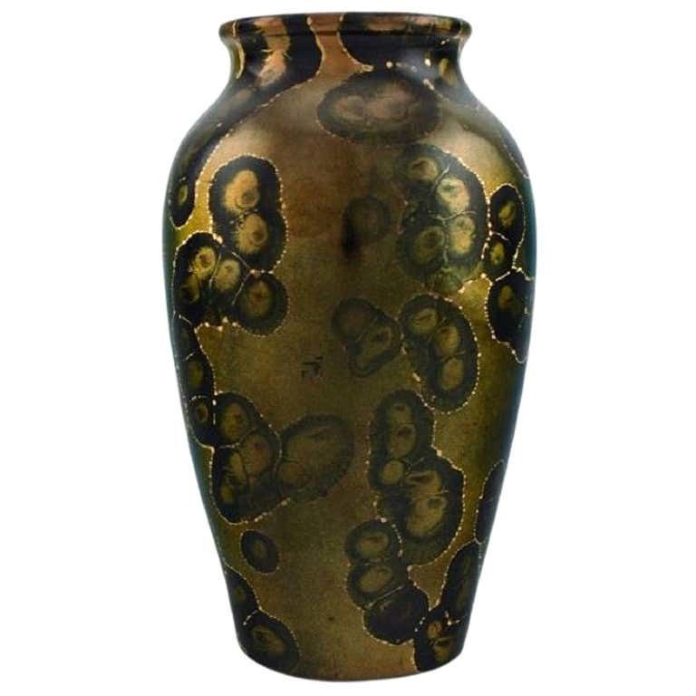 Lucien Brisdoux, France, Vase In Glazed Stoneware, 1930s/40s
