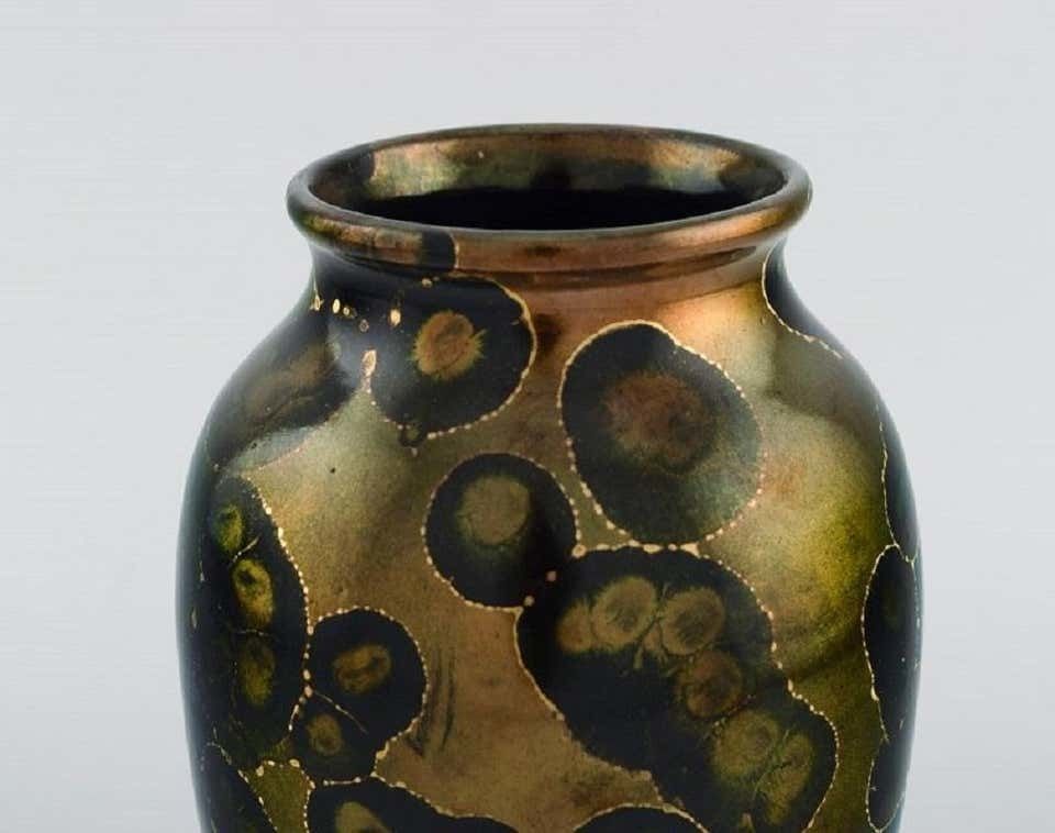 Lucien Brisdoux, France, Vase In Glazed Stoneware, 1930s/40s photo Home Decor