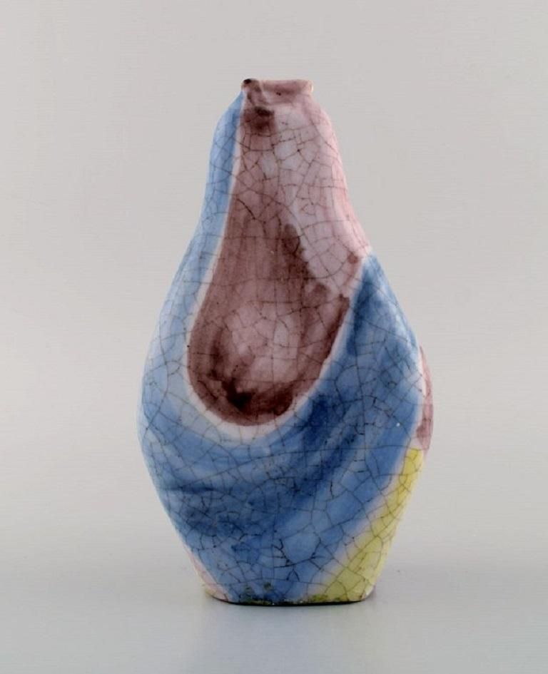 Marcello Fantoni, Italy, Unique Vase In Glazed Ceramics, 1960's photo furniture