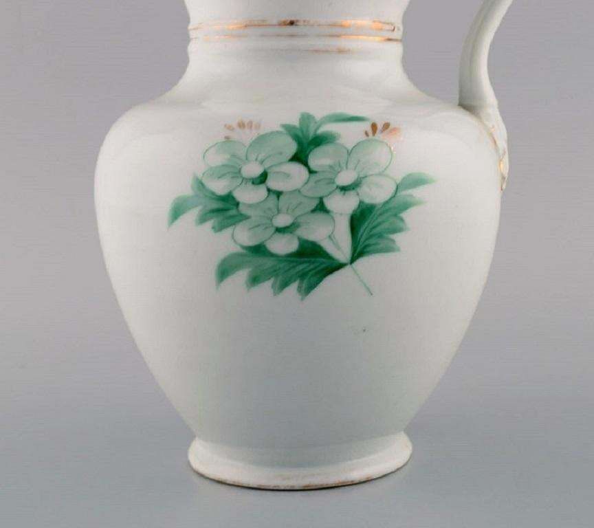 Antique Bing & Grøndahl Chocolate Jug In Porcelain Modelled With A Lion photo for sale