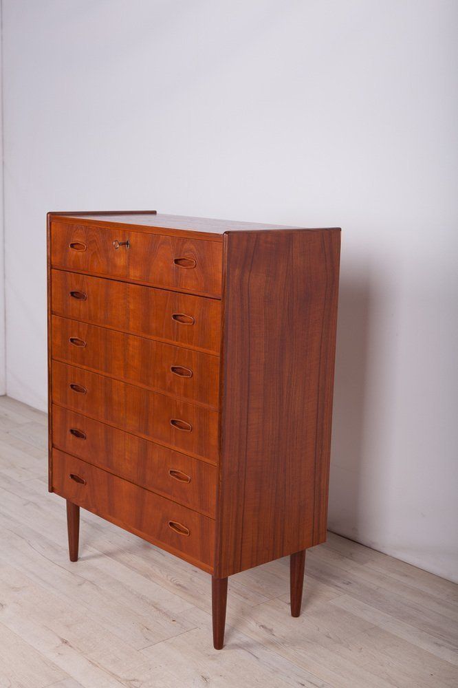 Mid Century Danish Teak Dresser, 1960s photo for sale