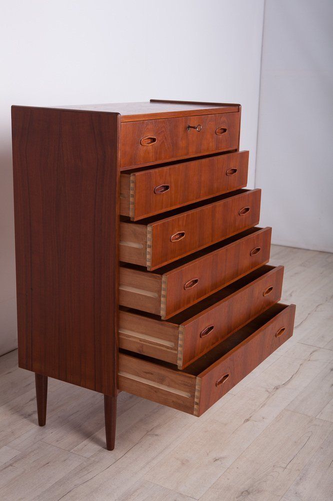 photo furniture Mid Century Danish Teak Dresser, 1960s
