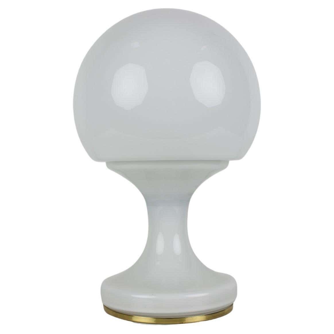 Mid Century All Glass Table Lamp/ Osvětlovací Sklo Valašské Meziříčí, 1970's. photo furniture