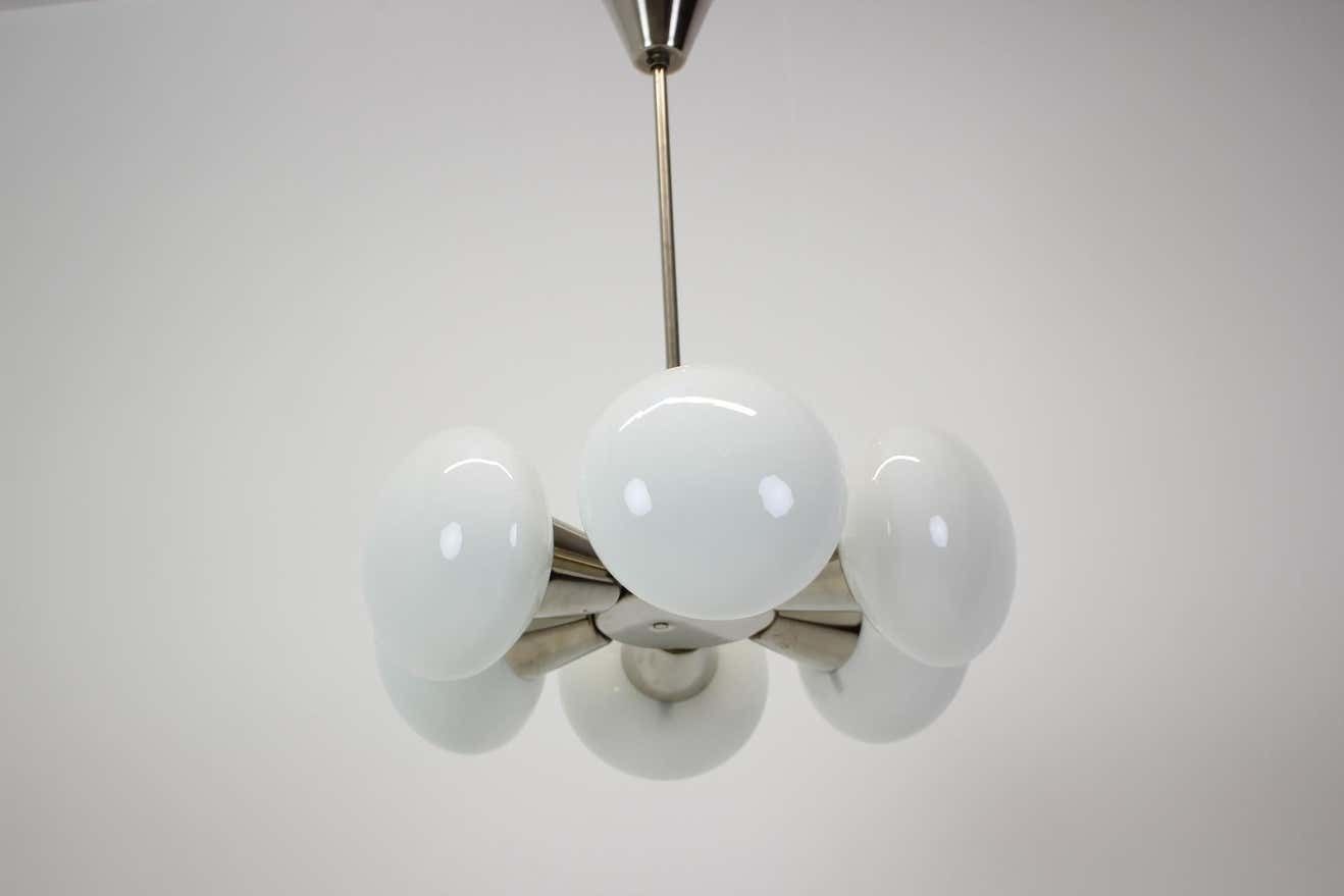 Mid Century Chandelier/ Kamenický šenov, 1970's. photo furniture