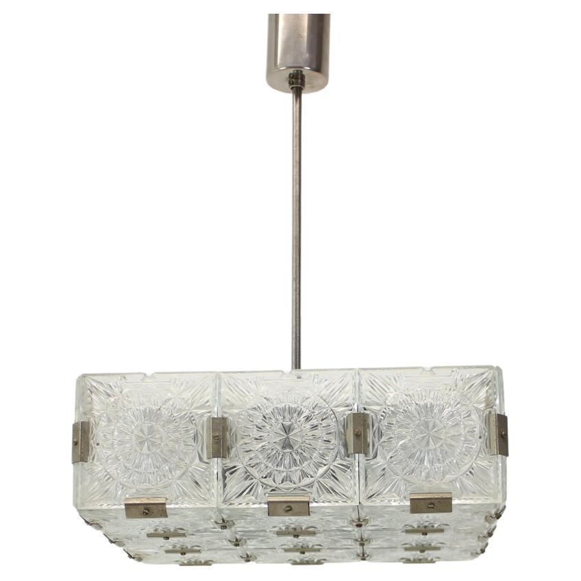 Mid Century Chandelier/ Kamenický šenov, Preciosa, 1970's.