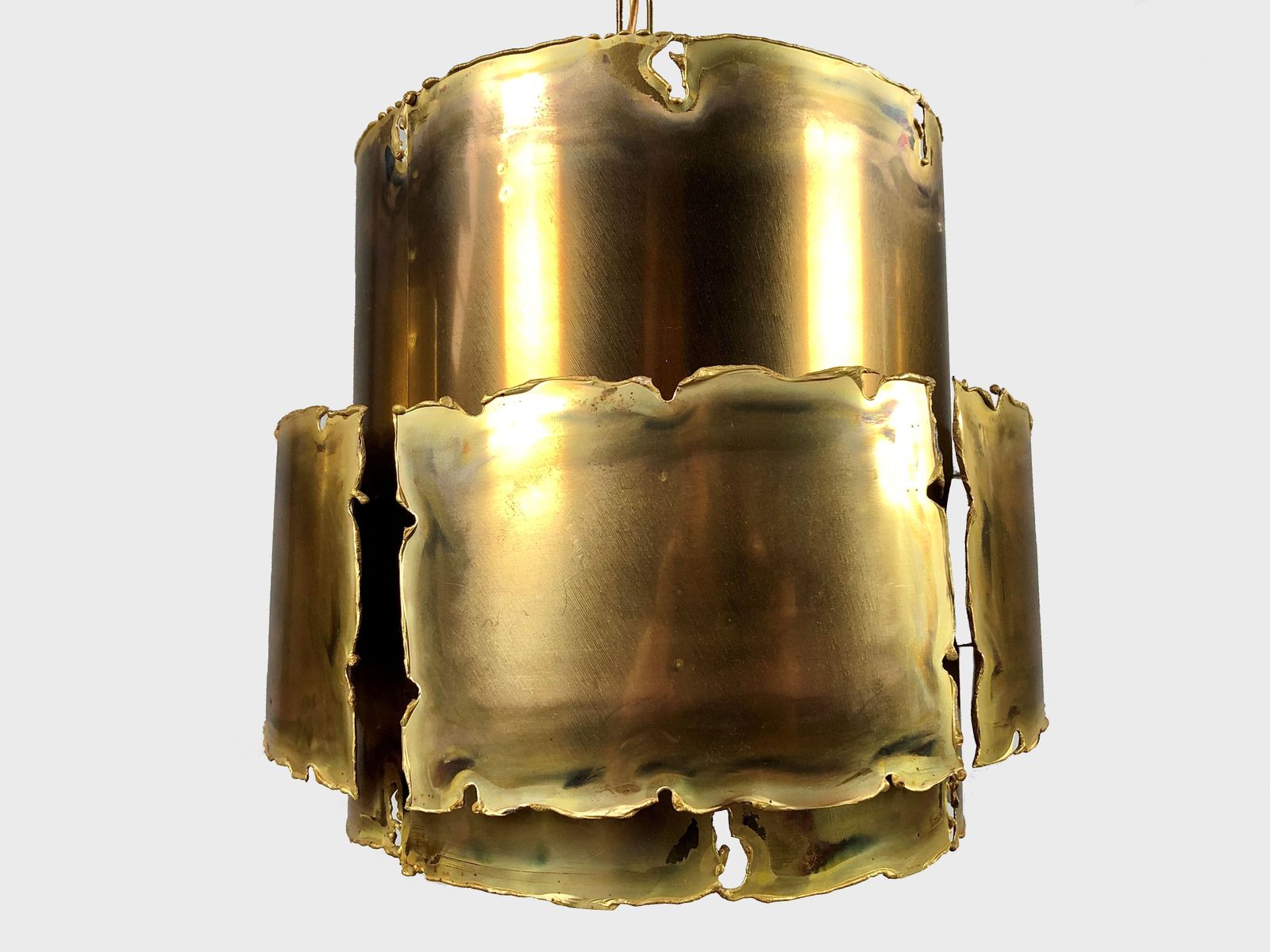 Set Of Three Danish Brutalist Style Pendants By Svend Aage Holm Sorensen   1960´S photo furniture