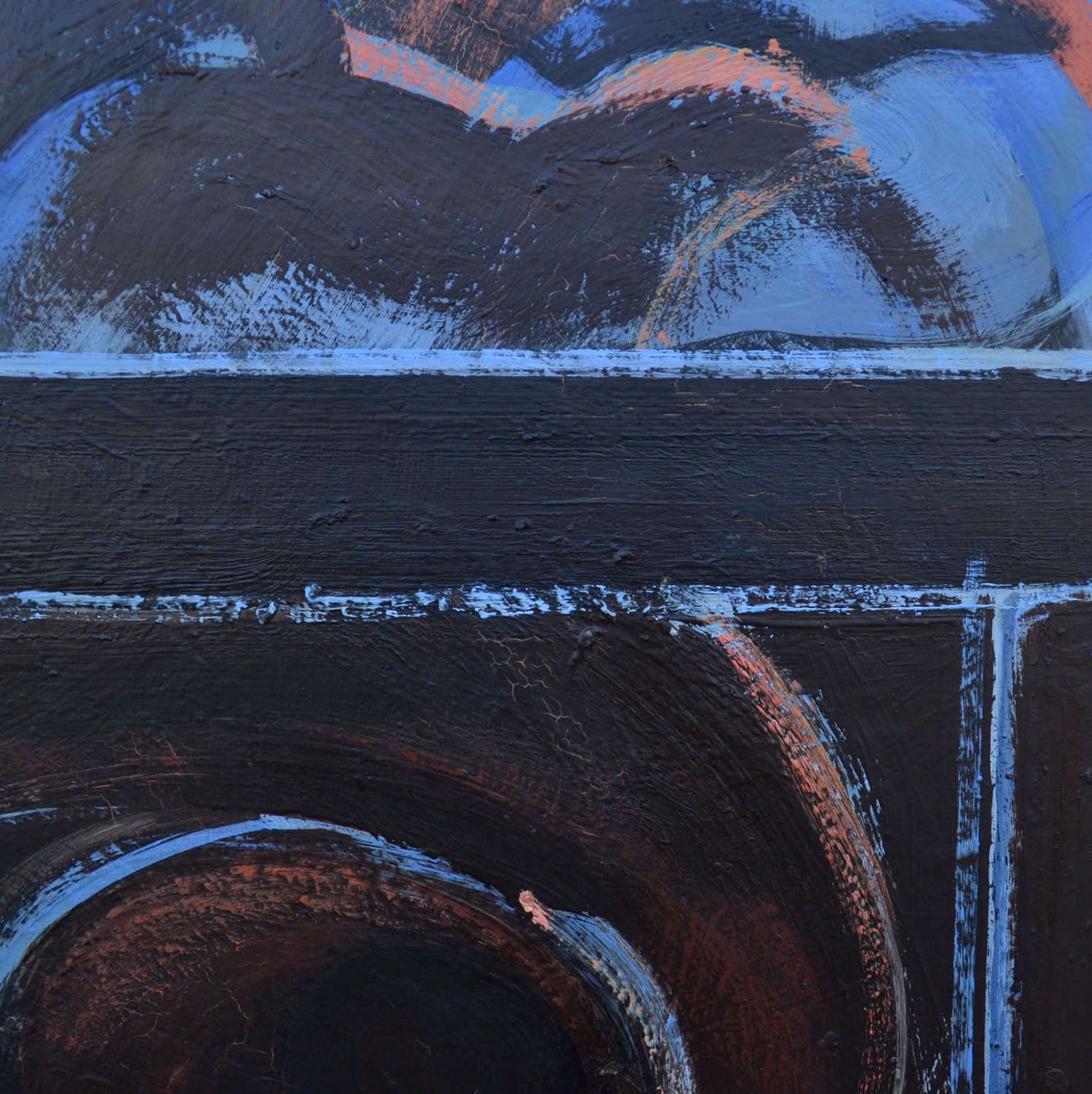 Life Painting Of Seated Figure By John Kaine, 1960's photo Art