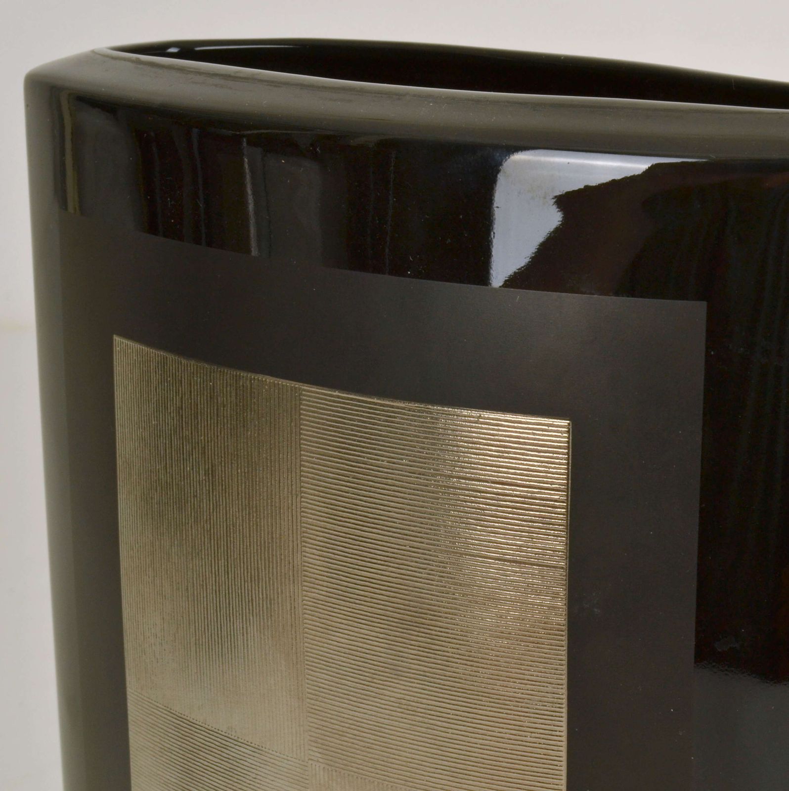 Home Decor Set Of Five Porcelain Black Studio Line Vases Rosenthal By Dresler And photo