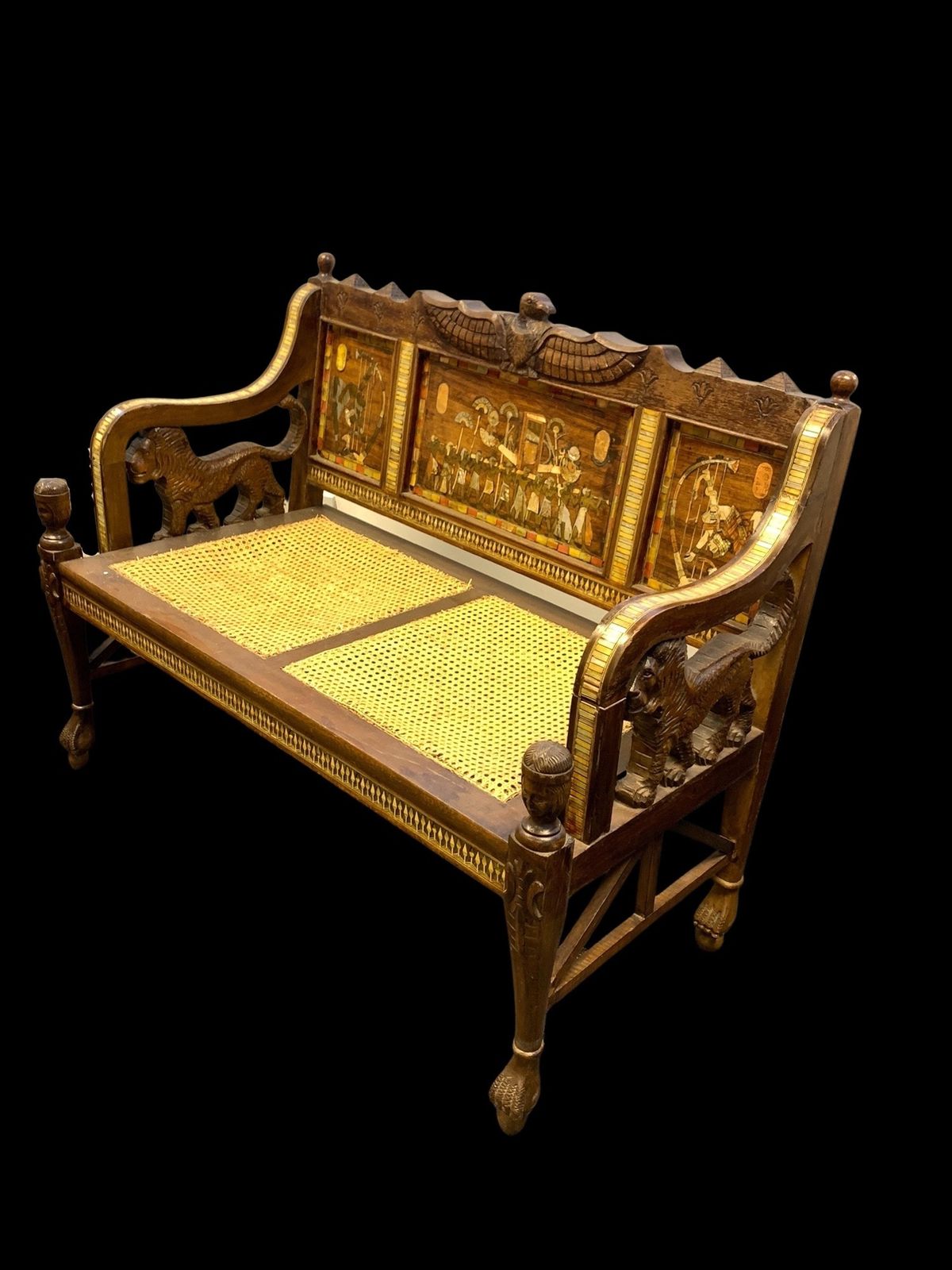 A Fine 19th Century Egyptian Revival Set Of Three Furniture photo for sale