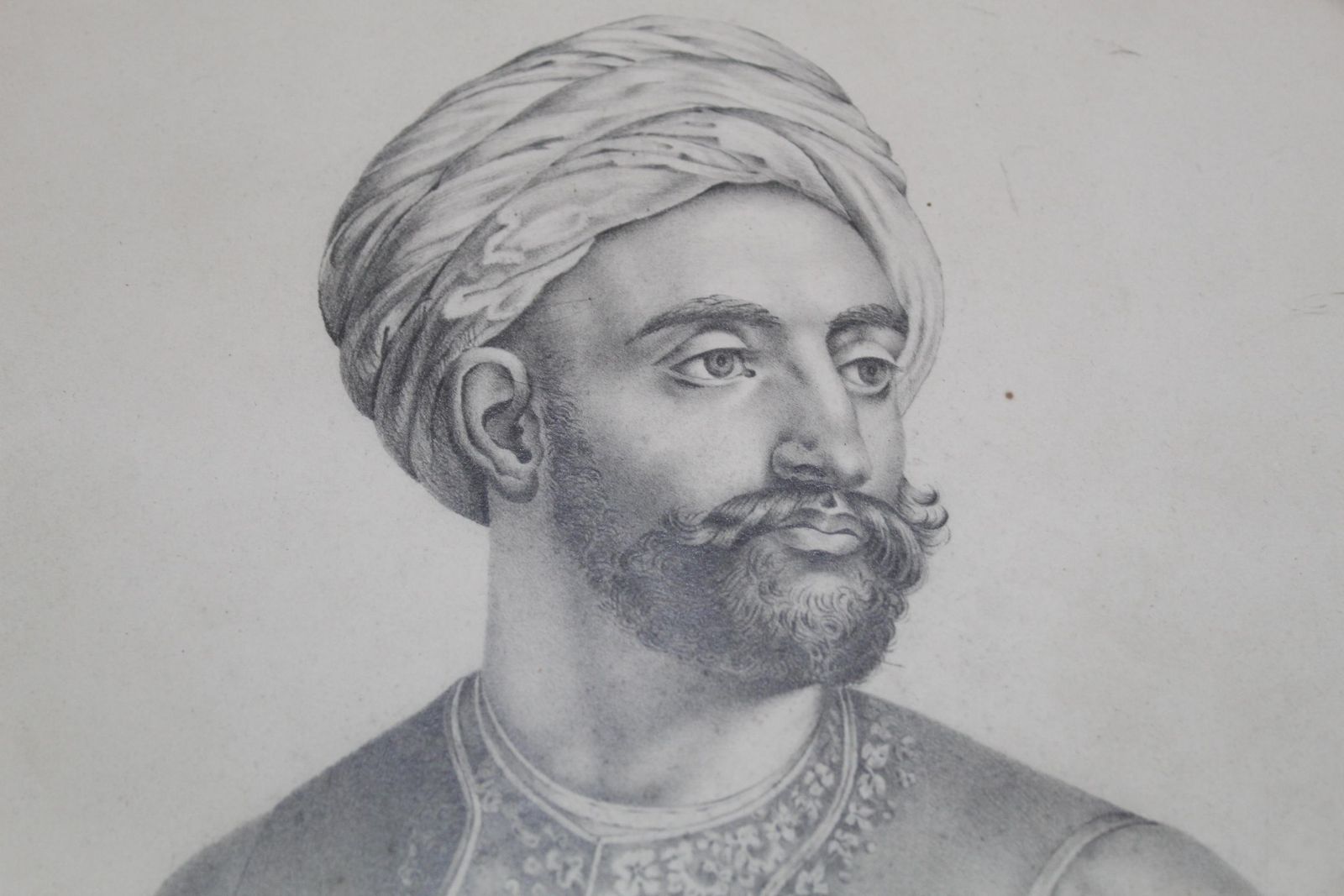 Portraits Of The Greek Warrior Notis Botzaris And His Wife, 19th Century photo for sale