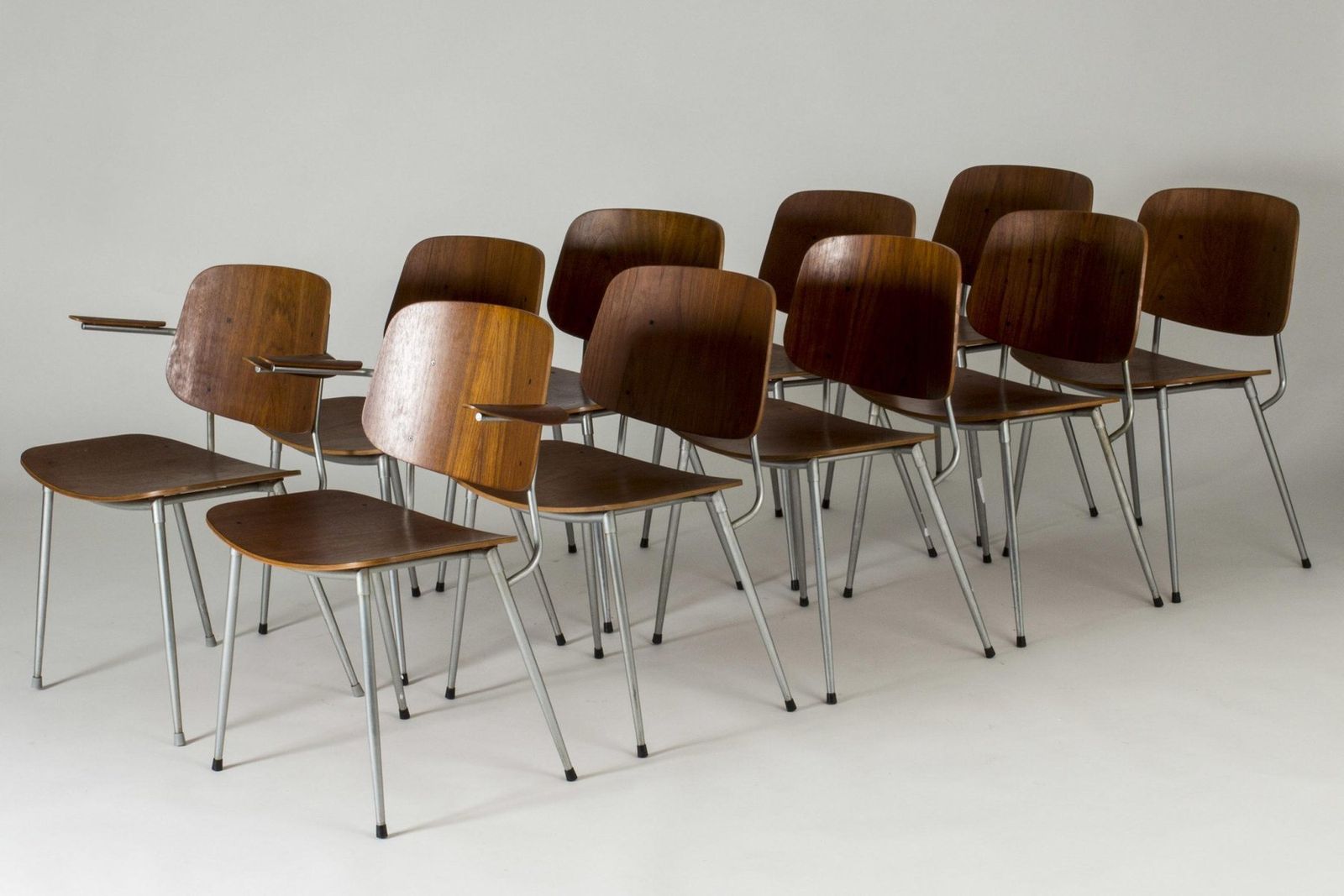 Eetkamerstoelen Van Børge Mogensen, Set Van 10 photo for sale