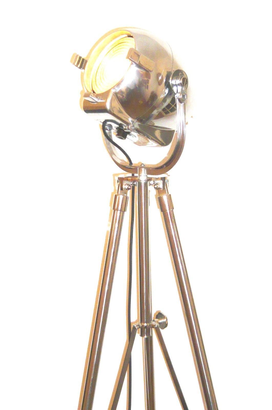 1950s Theatre Spot Light By Strand Electric London Film Studio Industrial Patt 123 Movie Lamp Lantern Lampe Tripod Tv Shakespeare & Hathaway photo Lighting