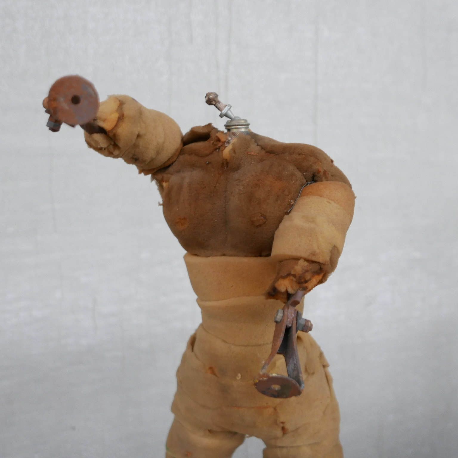 photo for sale Mid Century Articulated Metal And Foam Mannequin Lay Figures