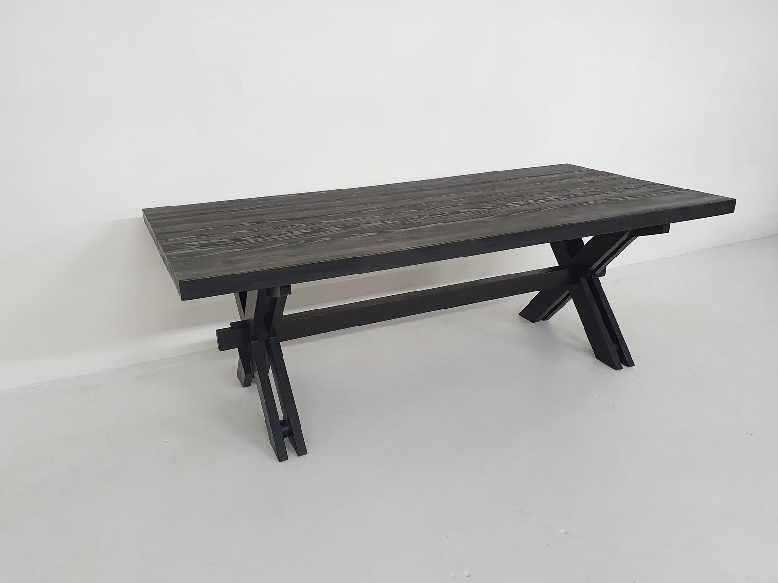 Grote Op Maat Gemaakte Eettafel Van Johannes Blesgen, Duitsland, Ca. Jaren 1970 photo Meubels