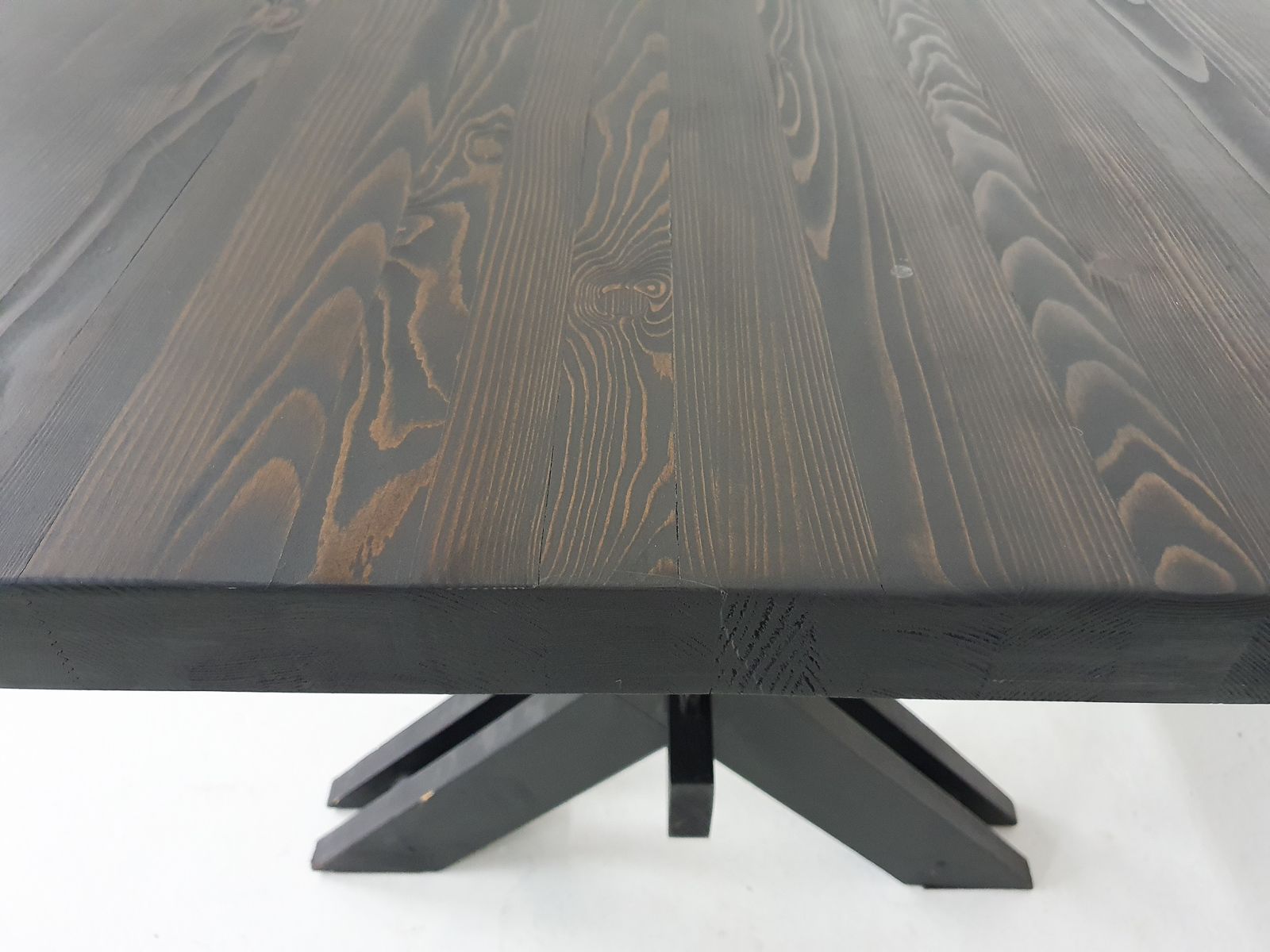 Grote Op Maat Gemaakte Eettafel Van Johannes Blesgen, Duitsland, Ca. Jaren 1970 photo vintage