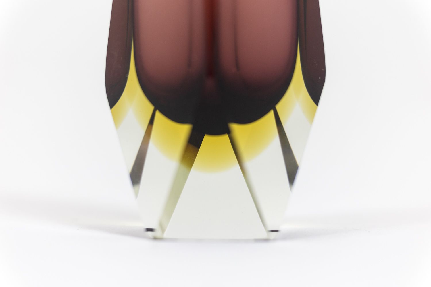 Flavio Poli For Luigi Mandruzzato, Sommerso Vase, 1950s photo vinterior