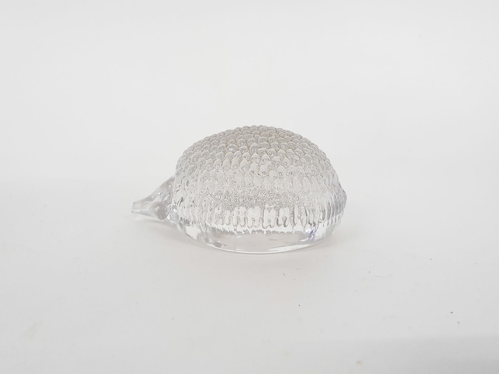 Glass Hedgehog In The Style Of Ineryden Sweden 1970's photo furniture