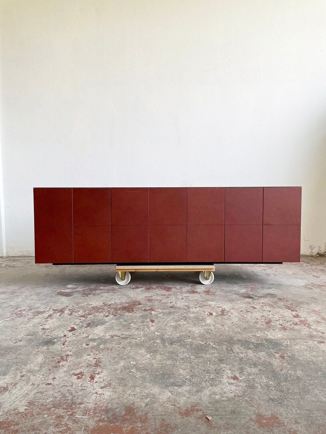 Exclusive Leather Sideboard, Leather Cabinet C.E.O. Cube By Lella & Massimo Vignelli For Poltrona Frau photo furniture